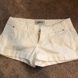 Guess white cotton shorts
